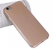 Чехол-накладка для iPhone 6/6S JZZS Painted TPU One side золото - фото