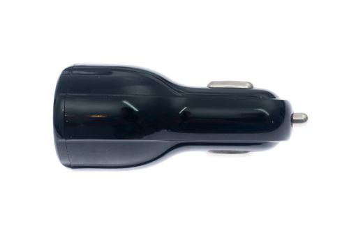 АЗУ USB 6A 2 USB порт LZ-681 QC3.0 30W Быстрый заряд черный оптом, в розницу Центр Компаньон