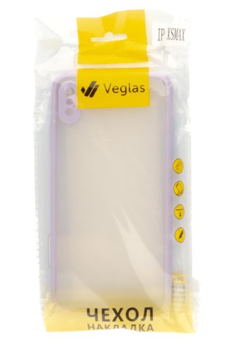 Чехол-накладка для iPhone XS Max VEGLAS Fog сиреневый оптом, в розницу Центр Компаньон фото 3