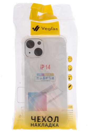 Чехол-накладка для iPhone 14 VEGLAS Air Antishock прозрачный оптом, в розницу Центр Компаньон фото 3