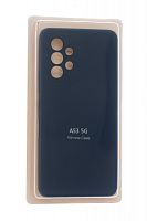 Купить Чехол-накладка для Samsung A535F A53 SILICONE CASE закрытый темно-синий (8) оптом, в розницу в ОРЦ Компаньон