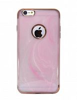 Купить Чехол-накладка для iPhone 6/6S Plus  C-CASE МРАМОР TPU розовый оптом, в розницу в ОРЦ Компаньон