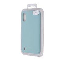 Чехол-накладка для Samsung A015F A01 SILICONE CASE NL бирюзовый (2) - фото
