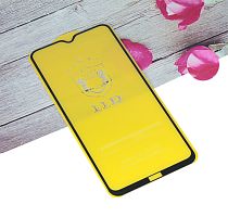 Купить Защитное стекло для XIAOMI Redmi 8A FULL GLUE (желтая основа) картон черный оптом, в розницу в ОРЦ Компаньон