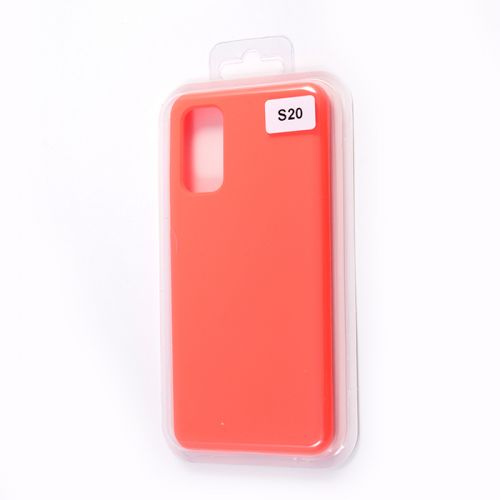 Чехол-накладка для Samsung G980F S20 VEGLAS SILICONE CASE закрытый ярко-розовый (12) оптом, в розницу Центр Компаньон