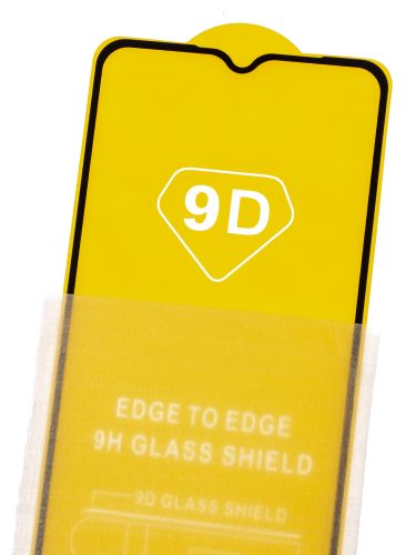 Защитное стекло для Realme C25Y FULL GLUE (желтая основа) пакет черный оптом, в розницу Центр Компаньон фото 3