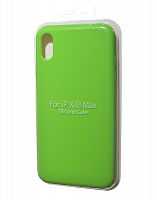 Купить Чехол-накладка для iPhone XS Max VEGLAS SILICONE CASE NL закрытый ярко-зеленый (31) оптом, в розницу в ОРЦ Компаньон