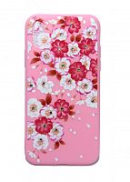 Купить Чехол-накладка для iPhone X/XS FASHION Розовое TPU стразы Вид 8 оптом, в розницу в ОРЦ Компаньон