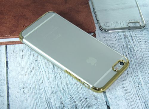 Чехол-накладка для iPhone 6/6S ELECTROPLATED TPU DOKA золото оптом, в розницу Центр Компаньон фото 4