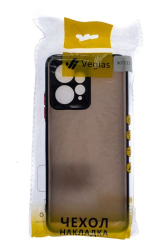 Чехол-накладка для XIAOMI Redmi Note 12 4G VEGLAS Fog черный оптом, в розницу Центр Компаньон фото 3