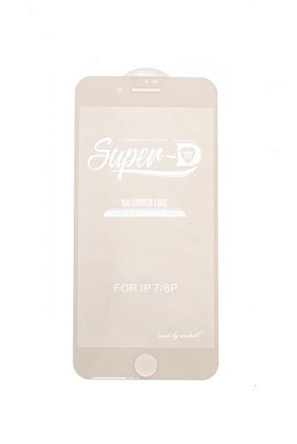 Защитное стекло для iPhone 7/8 Plus Mietubl Super-D коробка белый оптом, в розницу Центр Компаньон