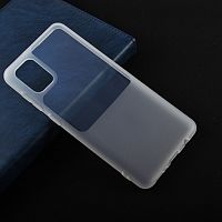 Чехол-накладка для Samsung A315F A31 SKY LIGHT TPU белый - фото