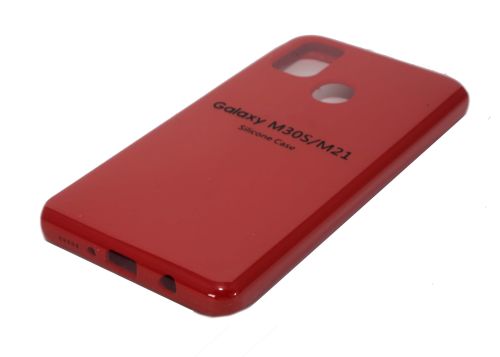 Чехол-накладка для Samsung M215F M21 SILICONE CASE закрытый красный (1) оптом, в розницу Центр Компаньон фото 2