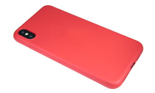 Чехол-накладка для iPhone X/XS SOFT TOUCH TPU ЛОГО красный  оптом, в розницу Центр Компаньон фото 3