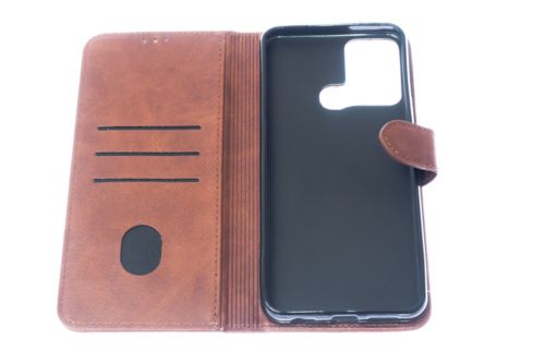 Чехол-книжка для Infinix Smart 6 Plus BUSINESS PLUS коричневый - оптовая продажа фото 3 Чехол-книжка для Infinix Smart 6 Plus BUSINESS PLUS коричневый - фото фото 3