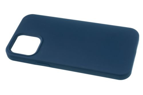 Чехол-накладка для iPhone 12 Pro Max SILICONE TPU поддержка MagSafe темно-синий коробка оптом, в розницу Центр Компаньон фото 3