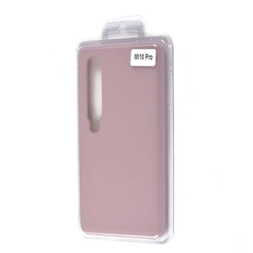 Чехол-накладка для XIAOMI Mi 10 Pro VEGLAS SILICONE CASE закрытый светло-розовый (18) - фото