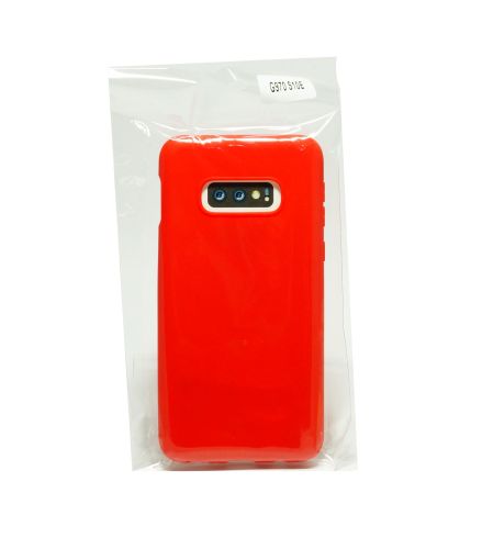 Чехол-накладка для Samsung G970 S10 E LATEX красный оптом, в розницу Центр Компаньон фото 2