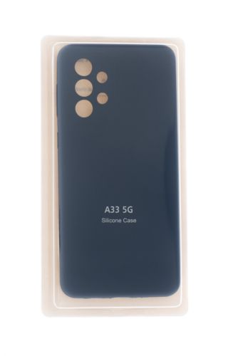 Чехол-накладка для Samsung A335F A33 VEGLAS SILICONE CASE закрытый темно-синий (8) - оптовая продажа Чехол-накладка для Samsung A335F A33 VEGLAS SILICONE CASE закрытый темно-синий (8) - фото