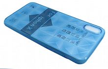 Купить Чехол-накладка для iPhone X/XS JZZS Diamond TPU синяя оптом, в розницу в ОРЦ Компаньон