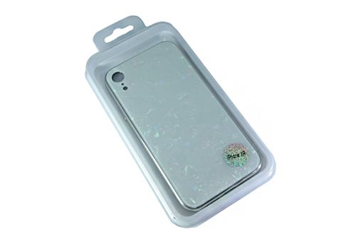 Чехол-накладка для iPhone XR SPANGLES GLASS TPU белый																														 оптом, в розницу Центр Компаньон фото 2