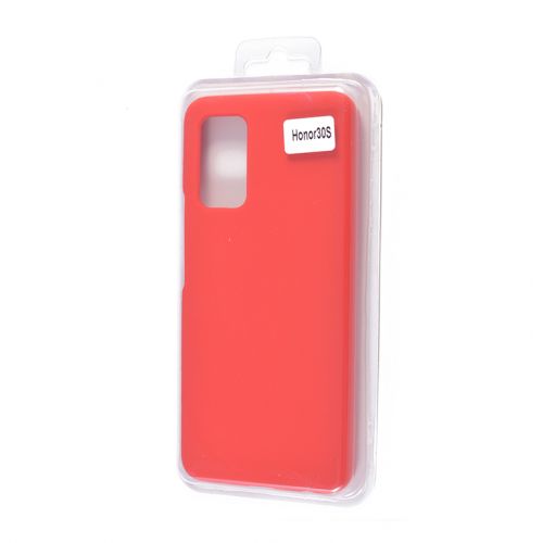 Чехол-накладка для HUAWEI Honor 30S VEGLAS SILICONE CASE закрытый красный (1)																							 оптом, в розницу Центр Компаньон