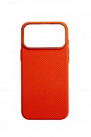 Чехол-накладка для iPhone 17 Pro Max PiBlue PL-99 Carbon Nanofiber оранжевый - фото