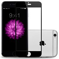 Защитное стекло для iPhone 7/8 Plus FULL GLUE пакет черный - фото