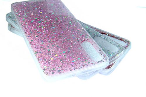 Чехол-накладка для Samsung A750F A7 2018 DROP STAR TPU розовый  - фото