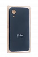Чехол-накладка для Samsung A032F A03 Core SILICONE CASE закрытый темно-синий (8) - фото