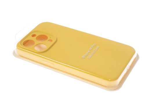 Чехол-накладка для iPhone 14 Pro SILICONE CASE Защита камеры желтый (4) оптом, в розницу Центр Компаньон фото 2
