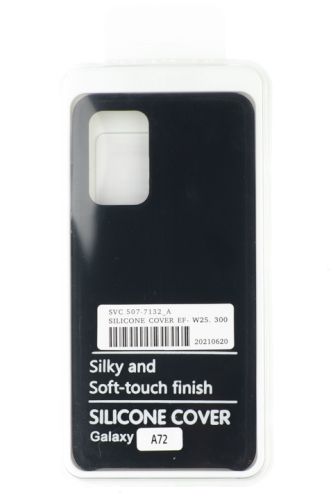 Чехол-накладка для Samsung A725F A72 SILICONE CASE OP черный (3) оптом, в розницу Центр Компаньон фото 4