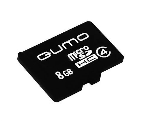 Карта памяти MicroSD 8 Gb Класс 4 QUMO без адаптера - фото
