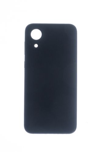 Чехол-накладка для Samsung A032F A03 Core SILICONE CASE OP закрытый черный (3) - фото