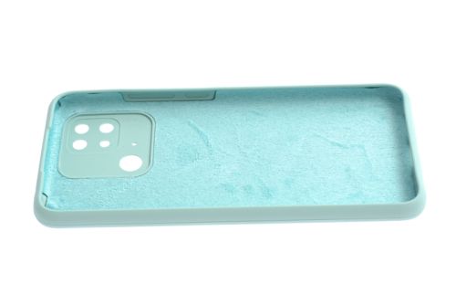Чехол-накладка для XIAOMI Redmi 10C SILICONE CASE NL OP закрытый бирюзовый (2) оптом, в розницу Центр Компаньон фото 3