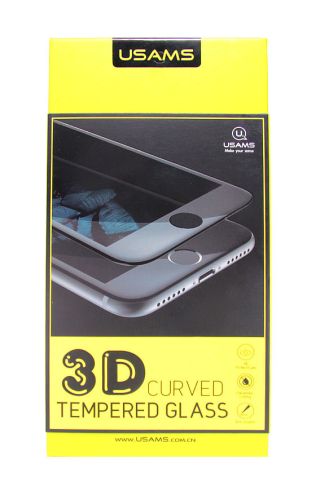 Защитное стекло для iPhone 6 (5.5) 3D USAMS Carbon Fiber белый оптом, в розницу Центр Компаньон фото 3