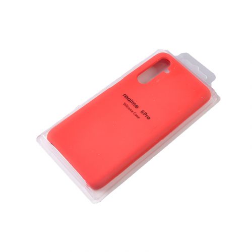 Чехол-накладка для REALME 6 Pro SILICONE CASE NL красный (1) - фото фото 2