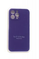 Купить Чехол-накладка для iPhone 13 Pro Max VEGLAS SILICONE CASE NL Защита камеры фиолетовый (45) оптом, в розницу в ОРЦ Компаньон