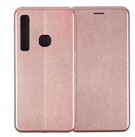 Чехол-книжка для Samsung A920F A9 2018 BUSINESS розовое золото - фото