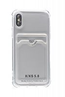 Купить Чехол-накладка для iPhone X/XS VEGLAS Air Pocket прозрачный оптом, в розницу в ОРЦ Компаньон