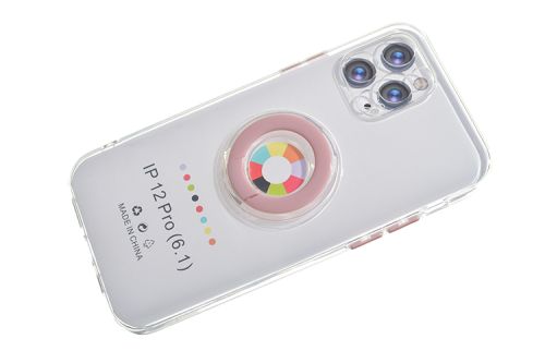 Чехол-накладка для iPhone 12 Pro NEW RING TPU розовый оптом, в розницу Центр Компаньон фото 3