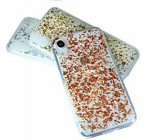 Чехол-накладка для iPhone XR GLITTER TPU бронзовый - фото