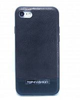Чехол-накладка для iPhone 7/8/SE TOP FASHION Комбо TPU черный блистер - фото