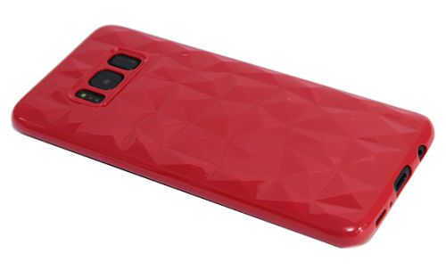Чехол-накладка для Samsung G950 S8 JZZS Diamond TPU красная оптом, в розницу Центр Компаньон фото 3