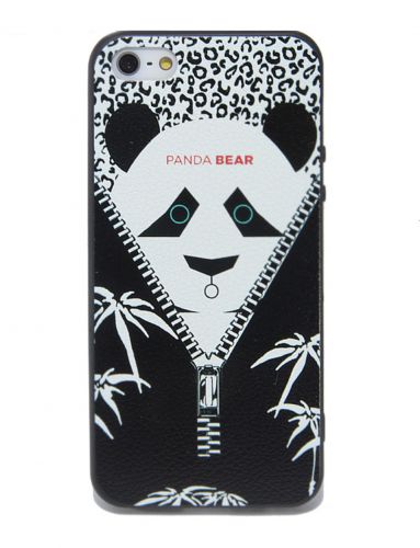 Чехол-накладка для iPhone 5/5S/SE HOCO COLORnGRACE TPU Panda Bear - фото