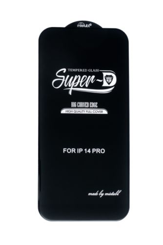 Защитное стекло для iPhone 14 Pro Mietubl Super-D пакет черный оптом, в розницу Центр Компаньон